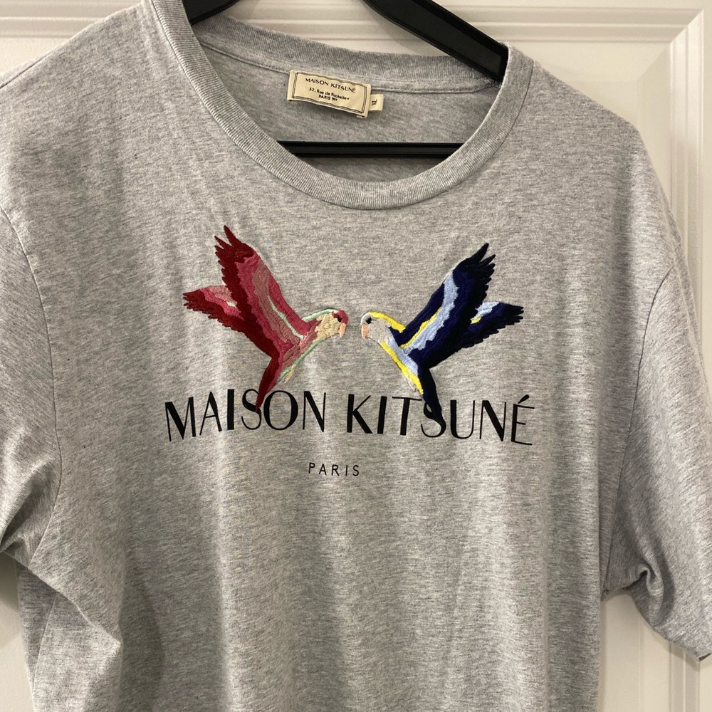 Maison Kitsune Vintage Birds Tee
